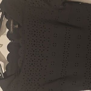 Banana Republic Black Cut-Out Dress